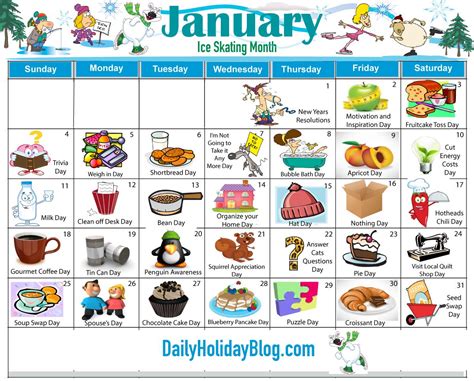 daily holiday calendar 2015